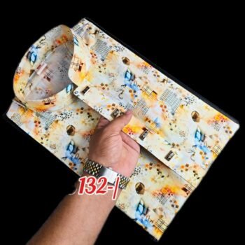 100 % সুতি কাপড় ডিজিটাল প্রিন্ট।